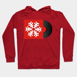 Xmas Vinyl Music | Snowflake | Christmas Party Hoodie